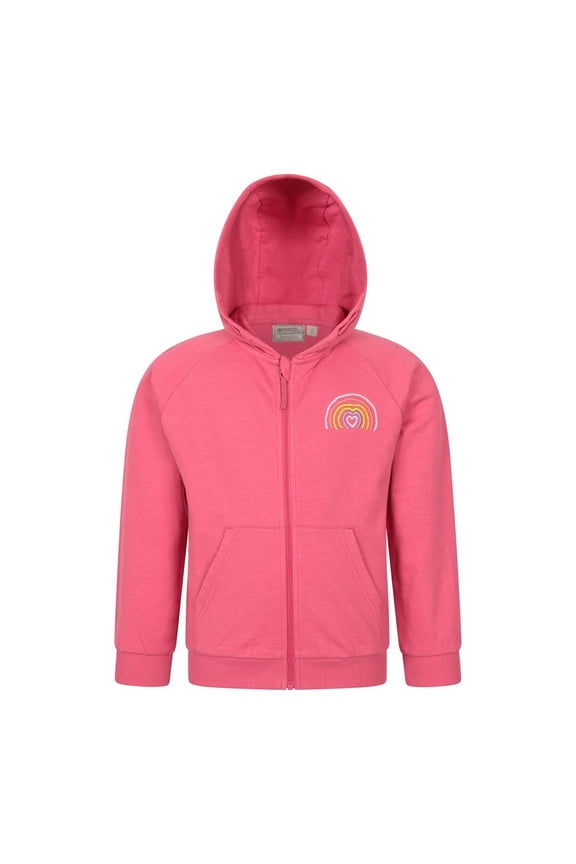 Boys/Girls Rainbow Heart Full Zip Hoodie