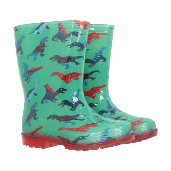 Mountain Warehouse Boys/Girls Splash Dinosaur Light Up Galoshes