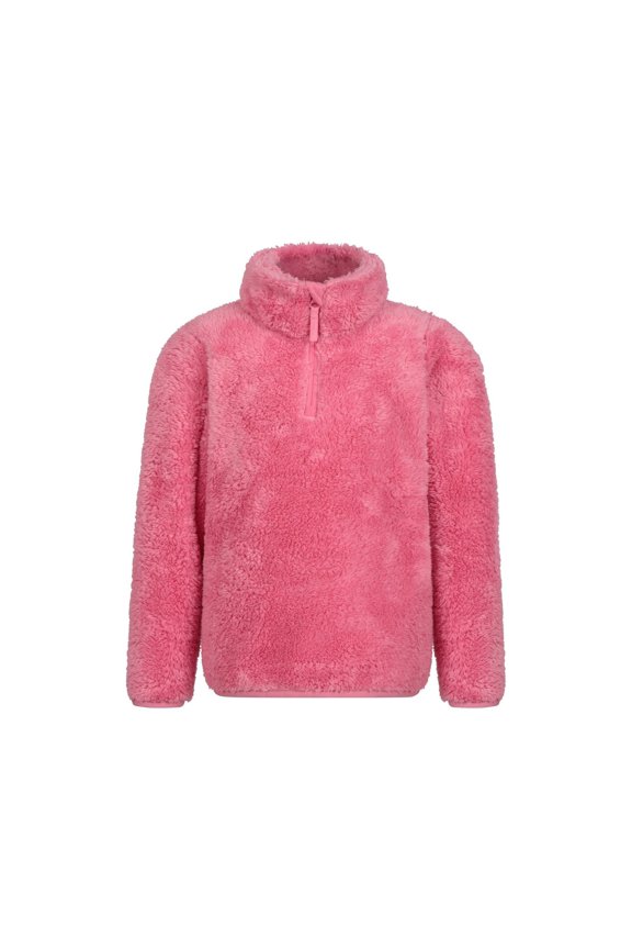Boys/Girls Teddy Half Zip Fleece Top