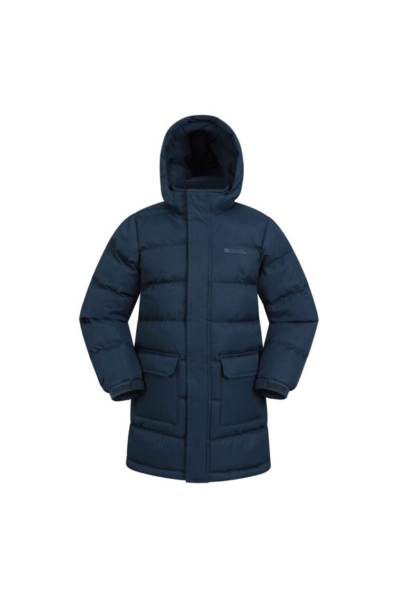Boys/Girls Water Resistant Longline Padded Jacket