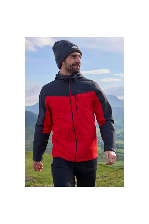 Mens Brisk Extreme Colour Block Waterproof Jacket