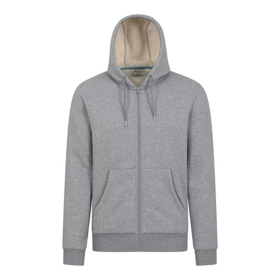 Mountain Warehouse Mens Dalton Borg Lined Full Zip Hoodie