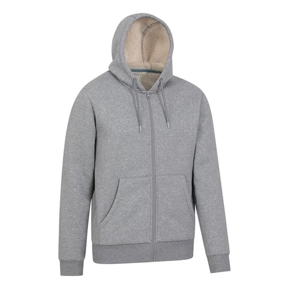 Mountain Warehouse Mens Dalton Borg Lined Full Zip Hoodie