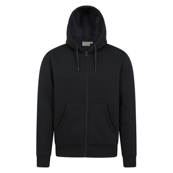 Mountain Warehouse Mens Dalton Borg Lined Full Zip Hoodie