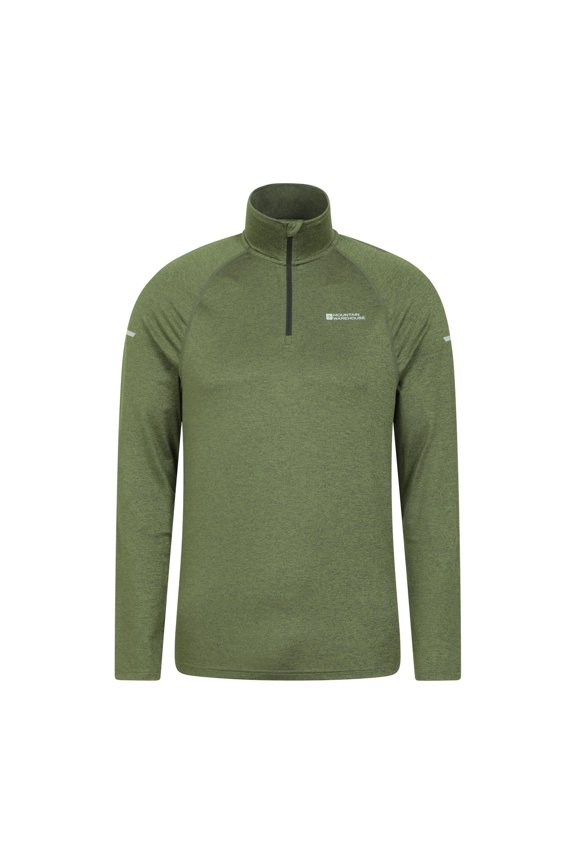 Mens Echo Melange Recycled Half Zip Midlayer