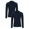 thumbnail image 1 of Mountain Warehouse Mens Merino Wool Base Layer Top (Pack of 2), 1 of 5