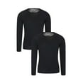 thumbnail image 1 of Mountain Warehouse Mens Merino Wool Base Layer Top (Pack of 2), 1 of 4