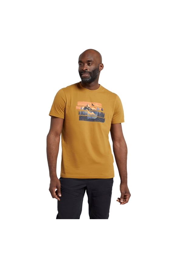 Mens Mountain Explorer Natural Cotton T-Shirt