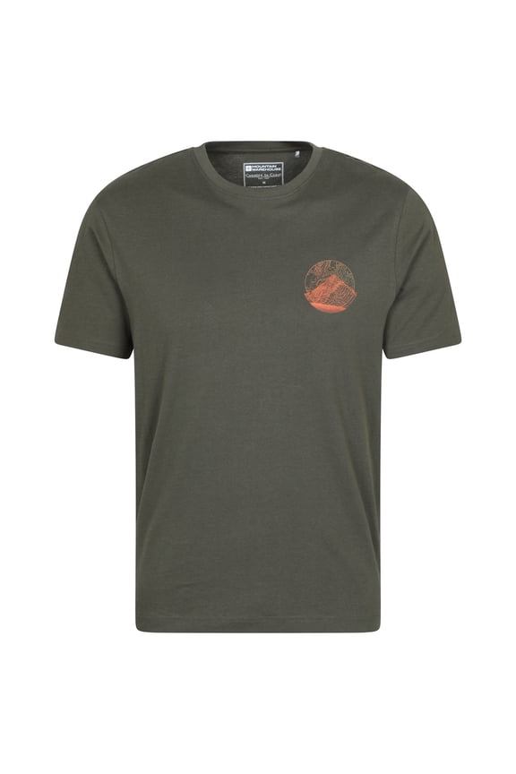 Mens Mountain Grid T-Shirt