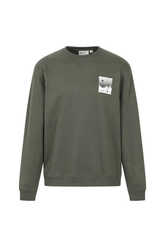 Mens Mountain Scene Sweatshirt