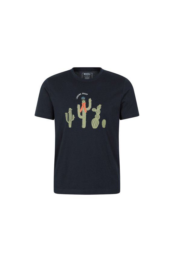 Mens Stay Sharp Graphic T-Shirt