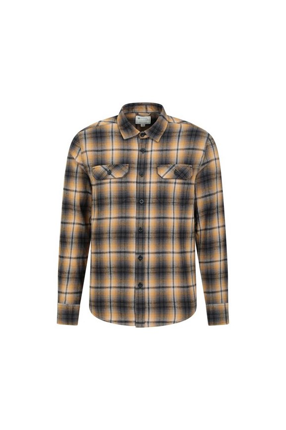 Mens Trace Flannel Long-Sleeved Shirt
