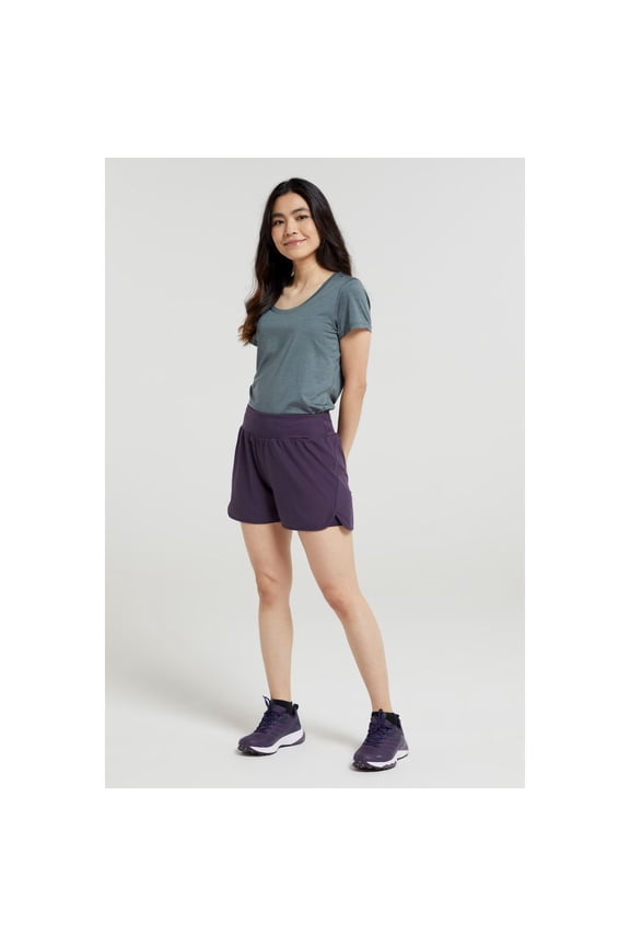 Womens Double Layered Running Shorts