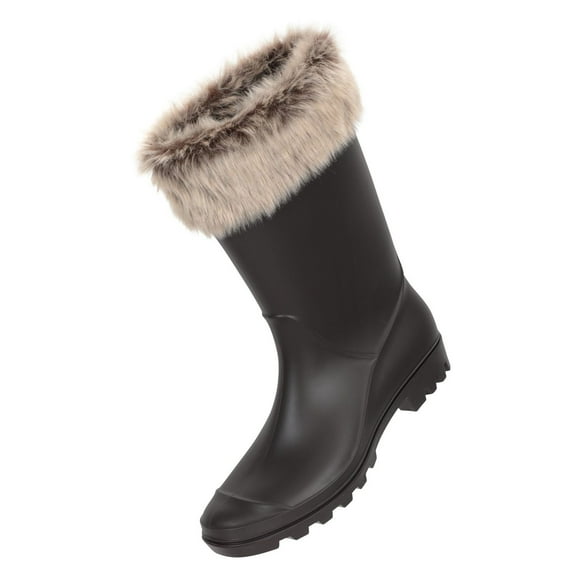 Mountain Warehouse Womens Faux Fur Lined Galoshes