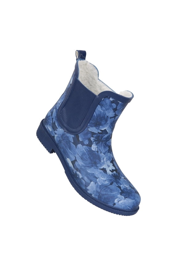 Womens Floral Rubber Galoshes