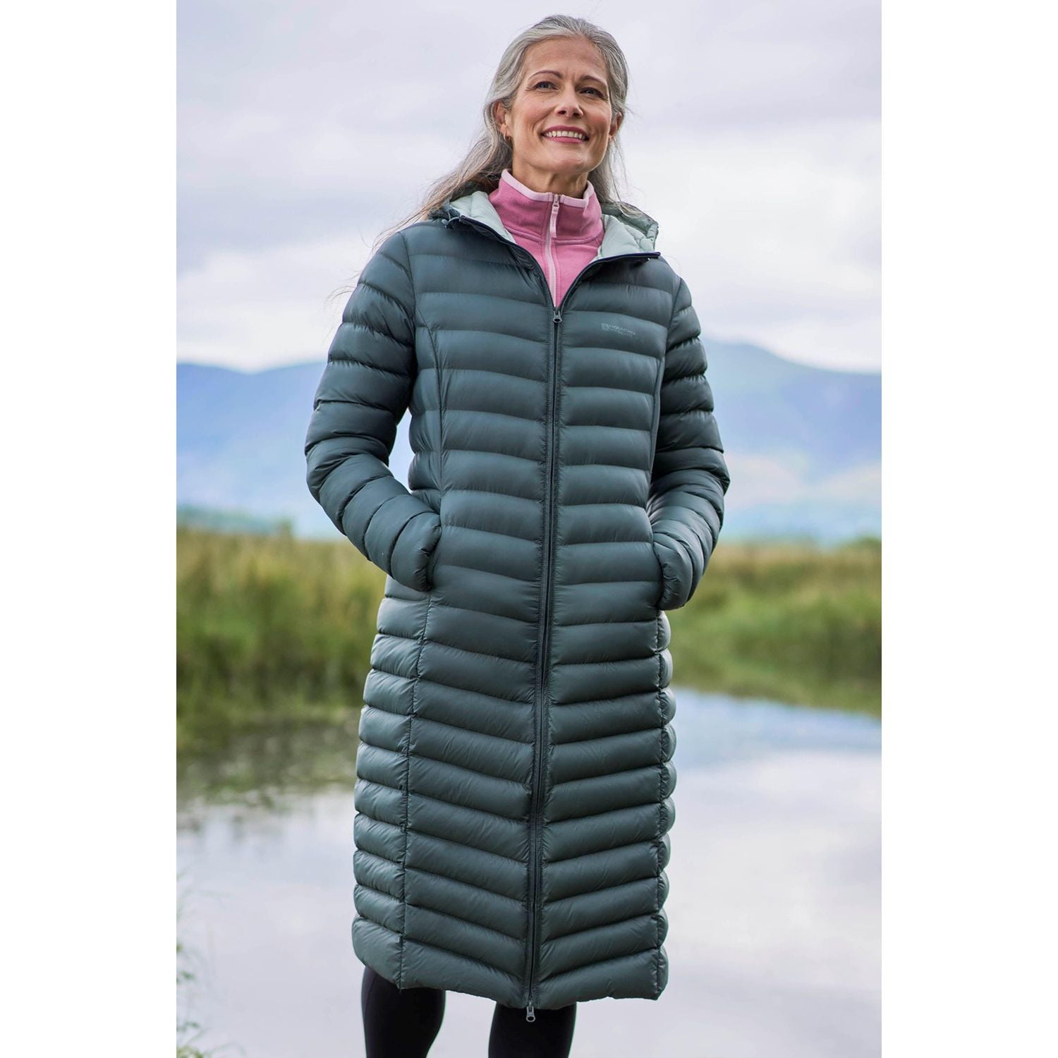 Waterproof Jacket Mountain Warehouse Extra Long Padded Jacket