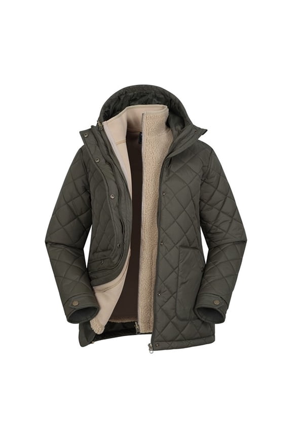 Womens Nebraskan Borg 3 in 1 Padded Jacket