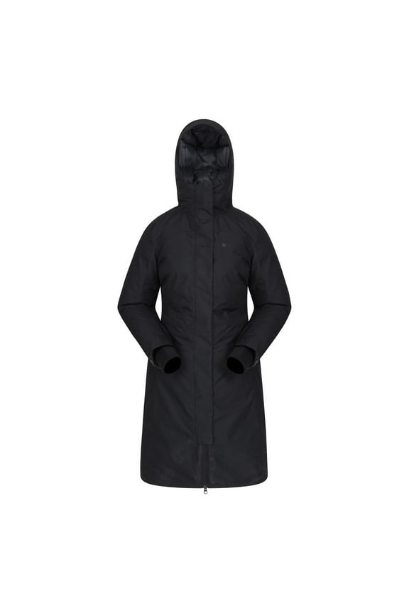 Womens Polar Down Long Length Hybrid Jacket