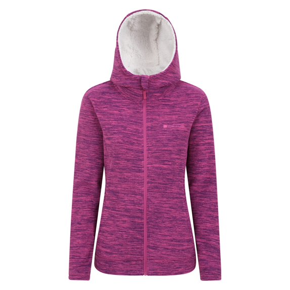 Mountain Warehouse Womens Snowdonia Fleece Full Zip Hoodie