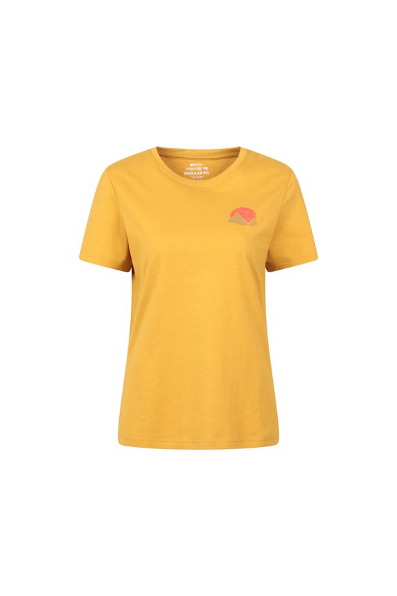 Womens Sunset Back Print T-Shirt