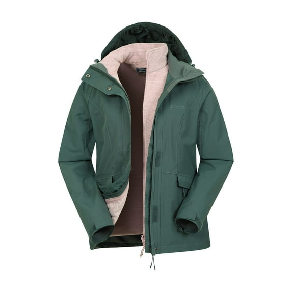 Mountain Warehouse Womens Thunderstorm II 3 in 1 Waterproof Jacket