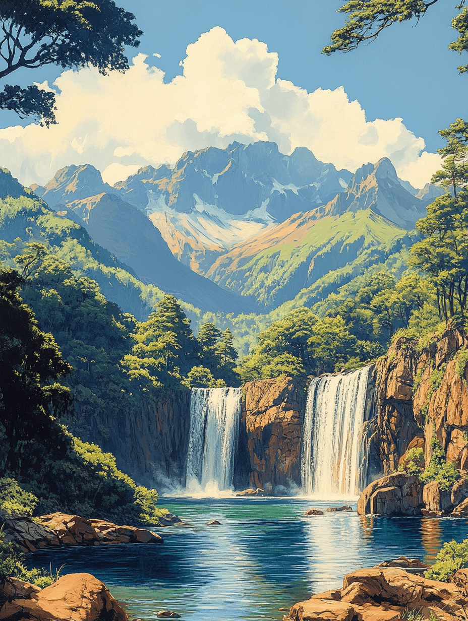 Mountain Waterfall Picture