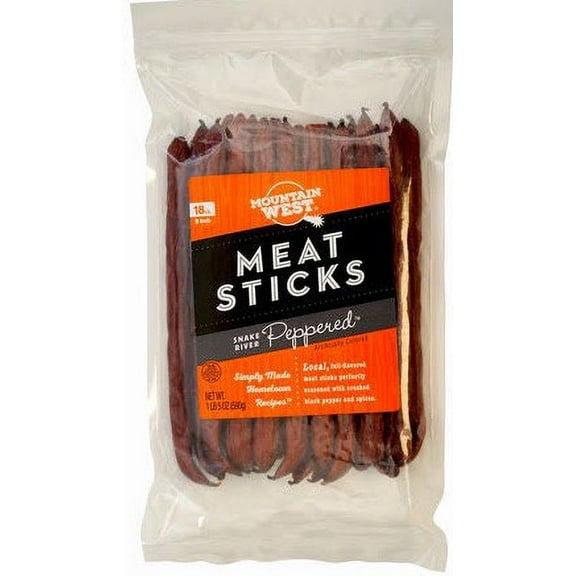 Mountain West Meat Sticks - Peppered (Pack of 24)