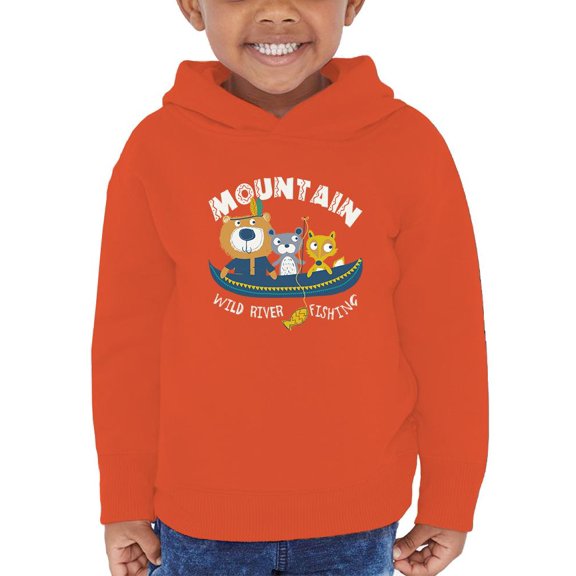 Mountain Wild River Animals Hoodie Toddler -Image by Shutterstock, 2 Toddler