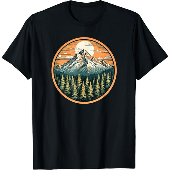 Mountain Wildlife Hiking Outdoor Nature Forest Mountains T-Shirt