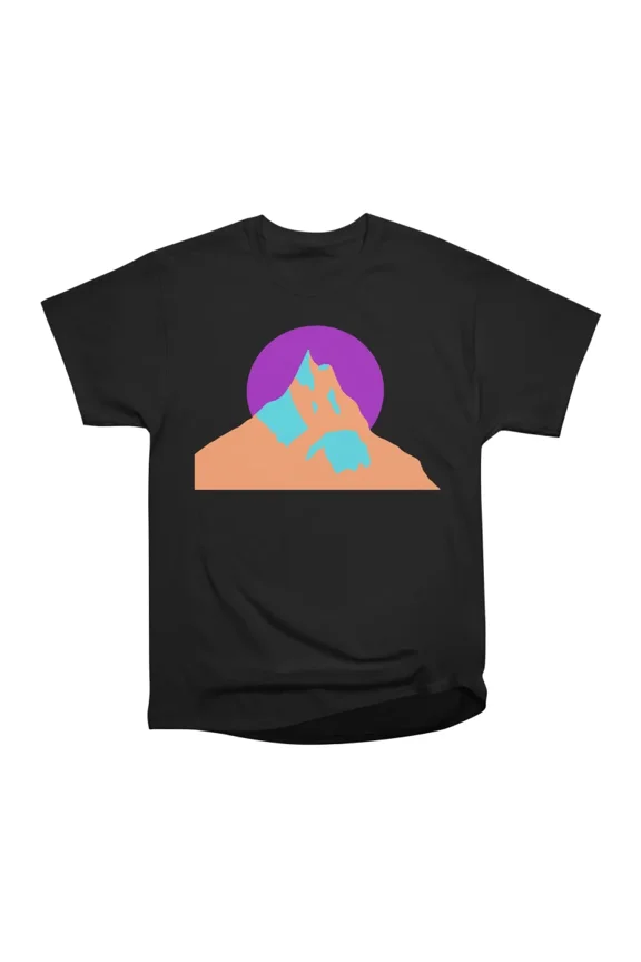 Mountain and Sun T-Shirt Tee Gift For Him Merch For Her Apparel For Friend 1
