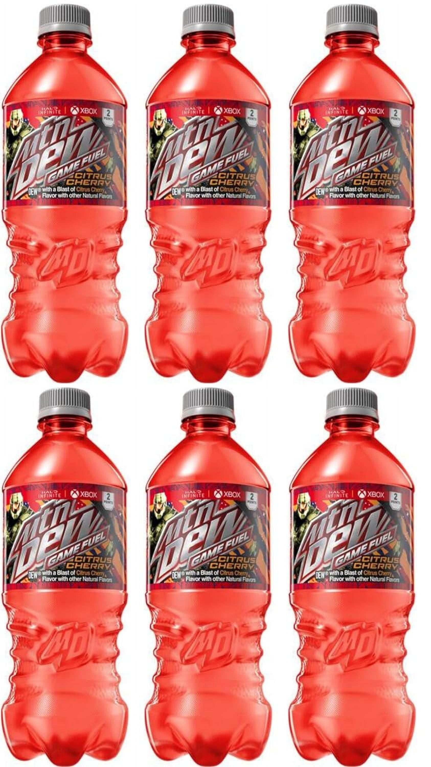 Mountain dew Mtn Dew, 20 oz bottles, 6 bottles (Citrus Cherry