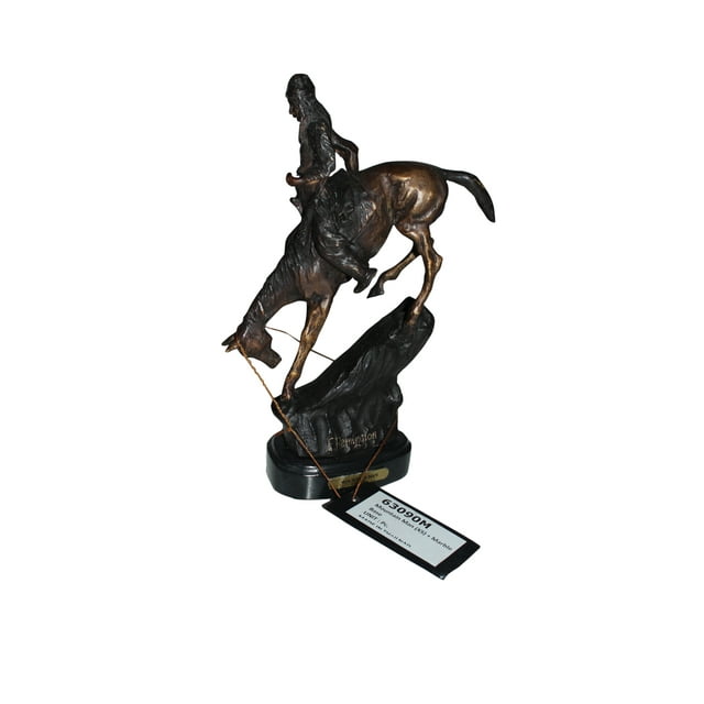 Mountain man -small, by Remington Bronze Statue -  7&quot;L x 2.5&quot;W x 11&quot;H.