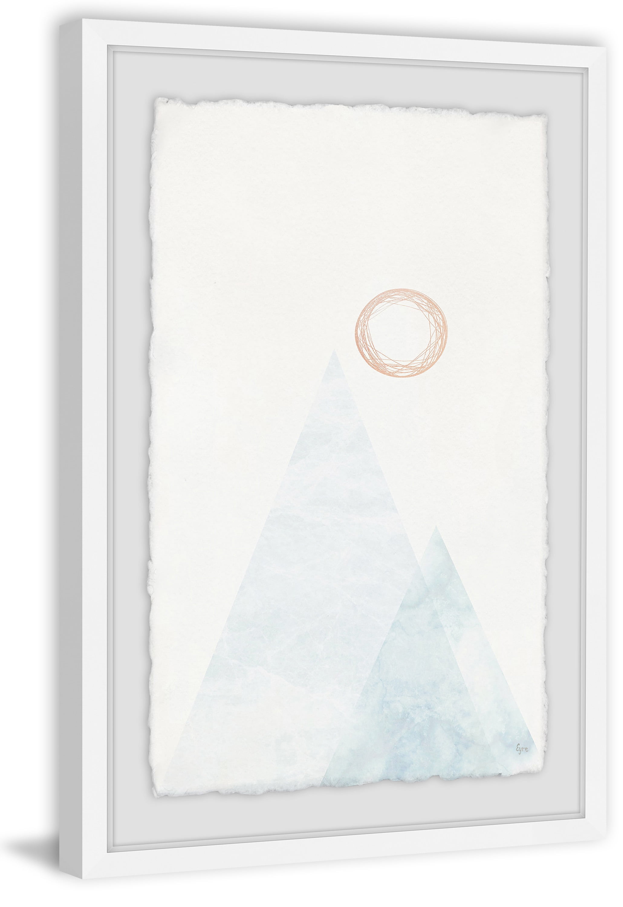Mountain of Sea II Framed Painting Print