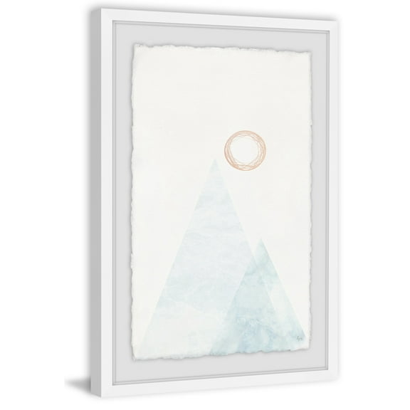 Mountain of Sea II Framed Painting Print