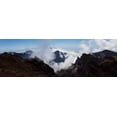 thumbnail image 1 of Mountain peak surrounded with clouds, Caldera de Taburiente National Park, La Palma, Canary Islands, Spain Poster Print (36 x 12), 1 of 1