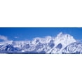 thumbnail image 1 of Mountain range, Grand Teton National Park, Wyoming, USA Poster Print (6 x 18), 1 of 1