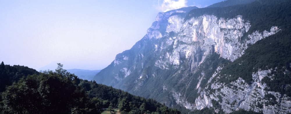 Mountain range Terlago Trentino-Alto Adige Italy Canvas Art - Panoramic Images (27 x 9)