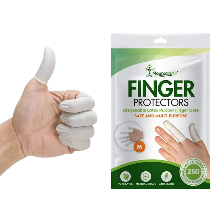 Finger Protectors Protector Rubber Cots Cutting Food Fingertips Office Guard Silicone Covers Cot Thumb Tip, Size: 2.5X1.8X1.4cm