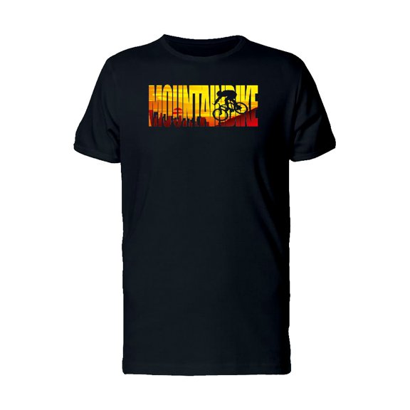 Mountainbike Landscape Texture T-Shirt Men -Image by Shutterstock, Male XX-Large