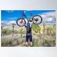 thumbnail image 1 of Mountainbike Poster Wall Art, Modern Wall Decor, 12x18 UNFRAMED, 1 of 3