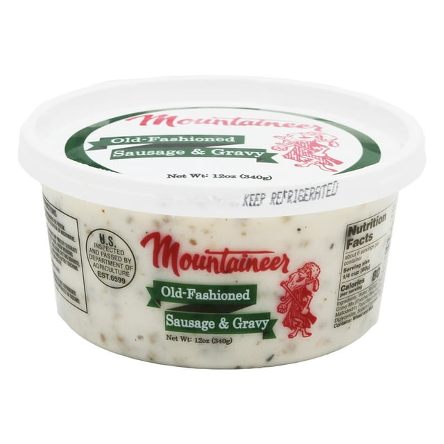 Mountaineer Brand Old Fashioned Pork Sausage & Gravy, 12 Ounces