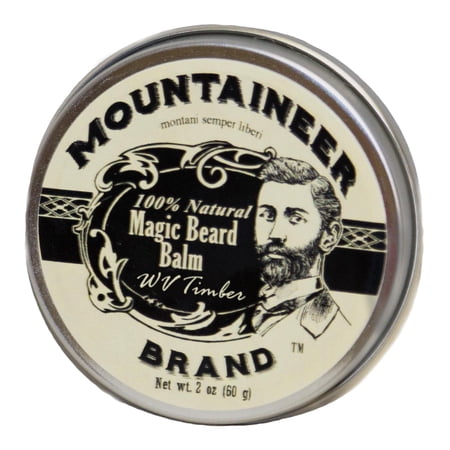 Mountaineer Brand WV Magic Beard Balm, Timber, 2 Oz