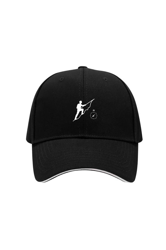Mountaineering Embroidered Lightweight Cotton Outdoor Baseball Dad Hat