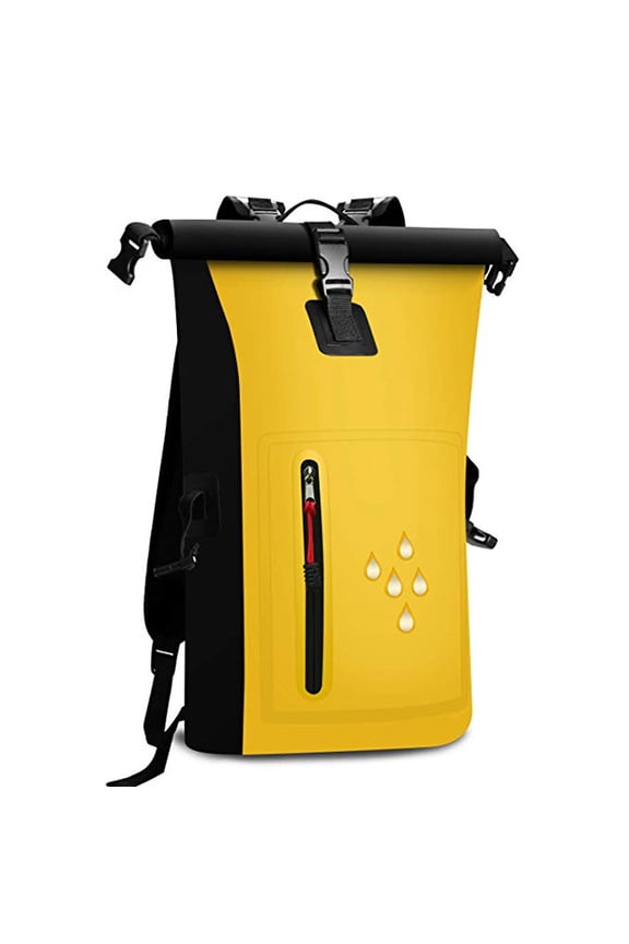 Mountaineering camping new travel storage large capacity waterproof drying bucket bag backpack beach bag outdoor,Yellow
