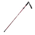 thumbnail image 1 of Mountaineering staff aluminum alloy folding ultra-light short telescopic outdoor hand long hiking crutches walking staff-red, 1 of 6
