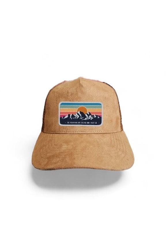 Mountains Are Calling Hat - Mesh Back Snapback