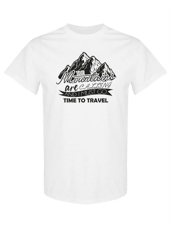 Mountains Are Calling T-Shirt Women -SPIdeals Designs, Female x-Large