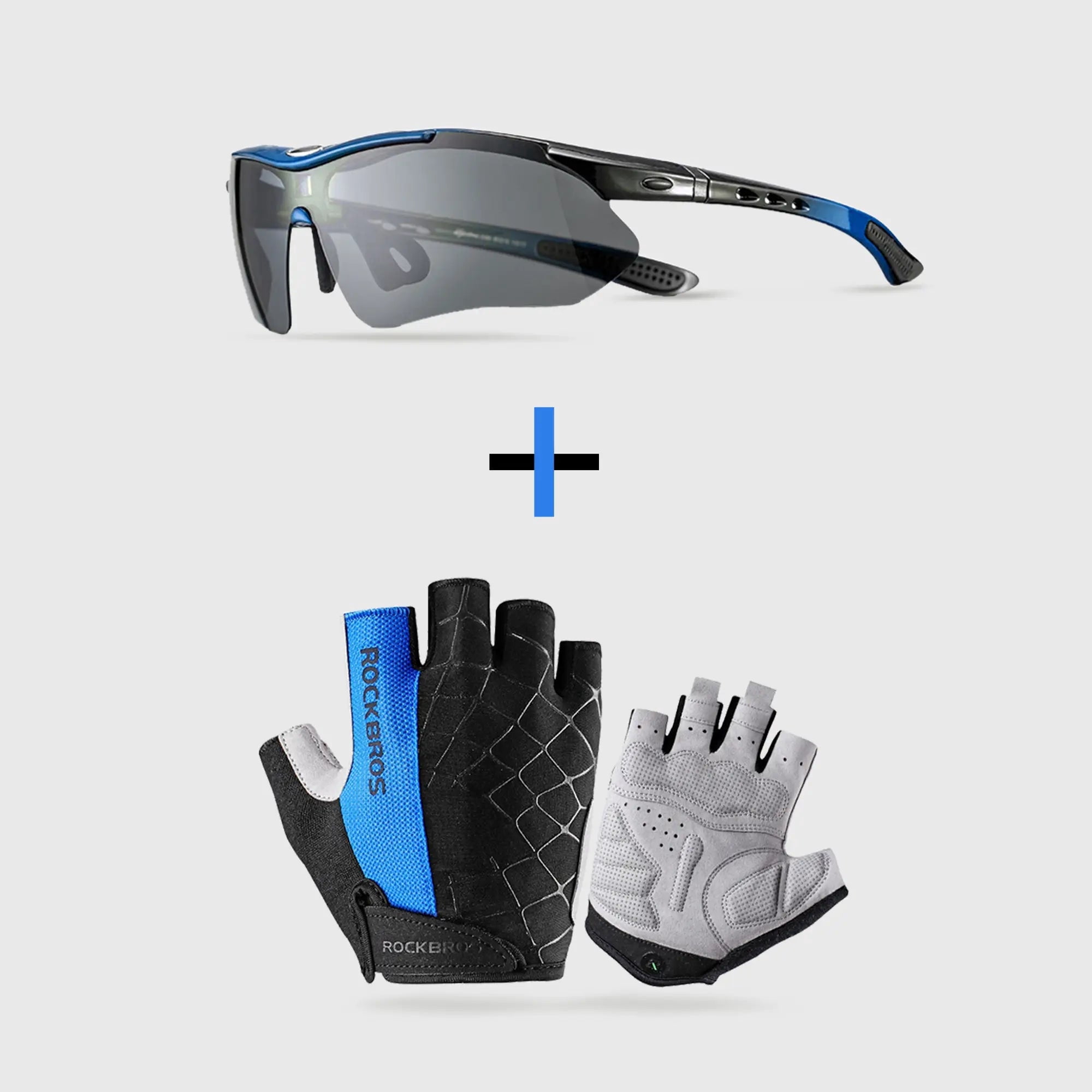 Mountains Bike Motorcycle Motocross Offroad Riding Goggles and Gloves,Anti Fog Racing Skiing Goggles for Men Women Youth Kids