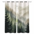 thumbnail image 1 of Mountains Blackout Curtains 54 Inch Length 2 Panels Set for Living Room Bedroom, Watercolor Forest Nature Pine Trees Landscape Room Darkening Window Curtains Thermal Black Out Curtain 52"x54", 1 of 8