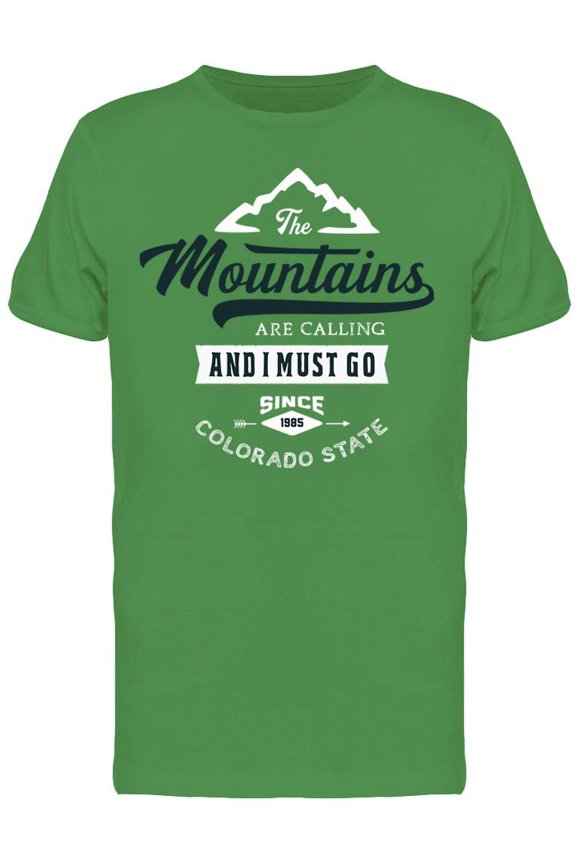 Mountains Call For Me Tee Men's -Image by Shutterstock